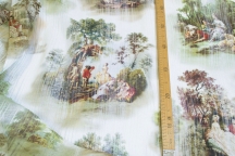 Linen curtain fabric 14C21