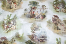 Linen curtain fabric 14C21