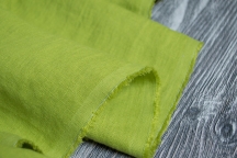 Medium Weight Linen Stone Washed Lime