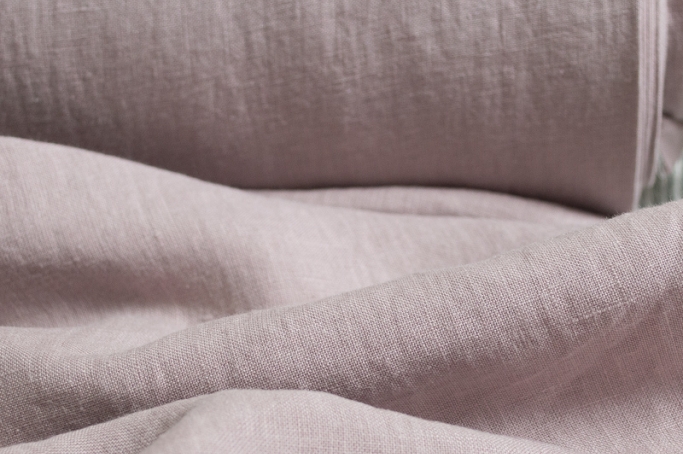 Wide 245 cm Linen Fabric Stone Washed