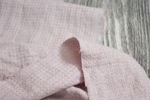 Linen Towel, Plaid Fabric Stone Washed 17C385