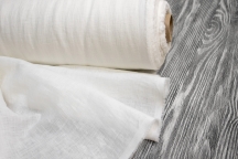 Light Weight Linen Stone Washed natural white colour