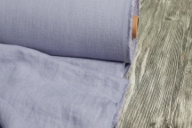 Medium Weight Linen Stone Washed tender lavender color