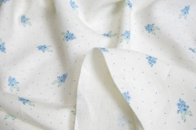 Linen Floral Fabric 08C341