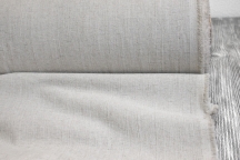 Linen cotton 260 cm Linen Fabric Stone Washed gray undyed