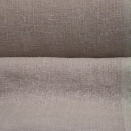 Medium Weight Linen Stone Washed taupe color