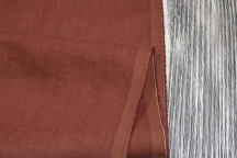 Medium Weight linen Stone Washed Terracotta-coloured