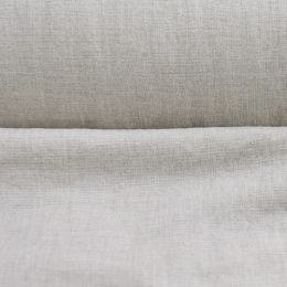 Cotton linen shirt grey undyed with crumpled effect