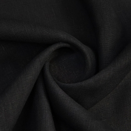 Decorative decorative linen 150cm black 09C52