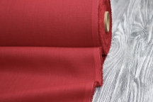 Heavy Weight Linen Fabric red