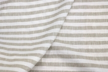 Medium Weight Linen stripes