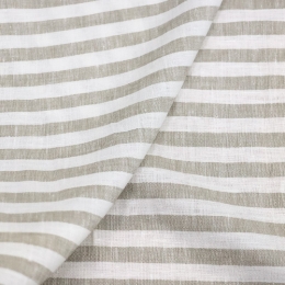 Medium Weight Linen stripes
