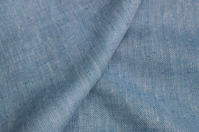 Decorative decorative linen 150cm blue and turquoise