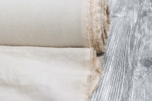Medium Weight linen with Viscose Stone Washed gray-cream