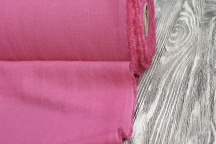 Linen with viscose dress color light fuchsia stone washed