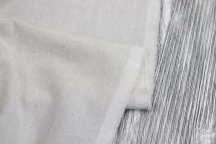 Linen cotton 260 cm Linen Fabric Stone Washed gray undyed