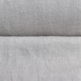 Medium Weight Linen Stone Washed light grey pearl