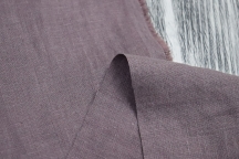 Grape suit-sweatshirt linen with crinkle effect