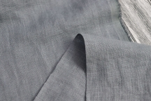 Medium Weight Linen Stone Washed ash grey