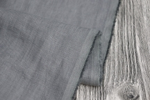 Medium Weight Linen Stone Washed ash grey