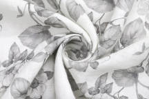 Linen Apple orchard Fabric