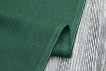 Heavy Weight Linen Fabric green emerald