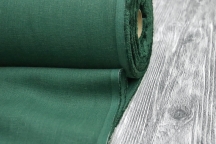 Heavy Weight Linen Fabric green emerald