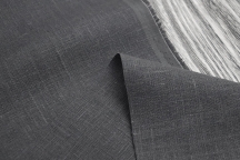 Drapery Tablecloths Heavyweight Linen gray graphite