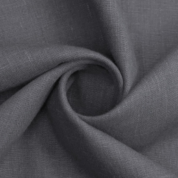 Heavy Weight Linen Fabric graphite grey