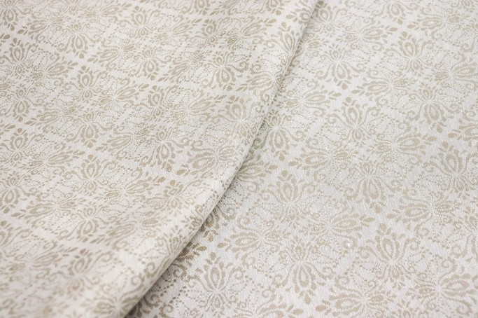 Linen with cotton decorative jacquard Damask 160cm