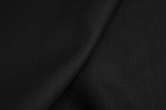 Decorative decorative linen 150cm black 1C28