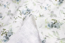 Linen Floral Fabric 4c33