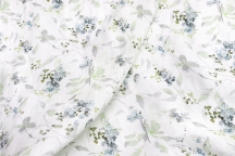 Linen Floral Fabric 4c33