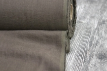 Medium Weight linen Stone Washed grey-brown