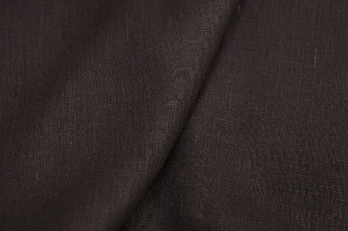 Decorative curtain linen 150 cm dark brown 09C52