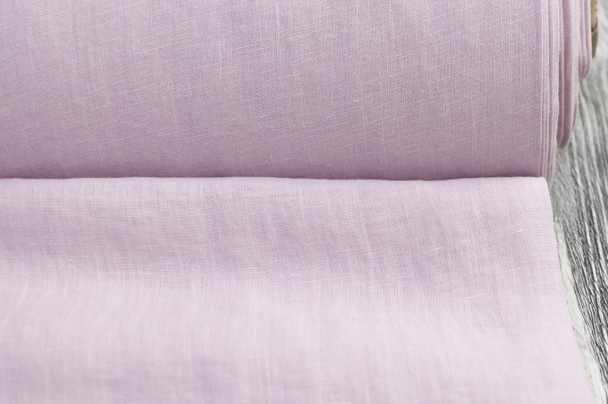 Wide Linen Fabric Stone Washed 250 cm water-colored