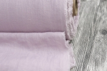 Лён умягченный сиреневый 250 см с эффектом мятости Лён умягченный сиреневый 250 см с эффектом мятости