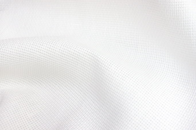 Ткань канва белая для вышивки лен 100% лен