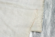 Лён с вискозой плательный серо-кремовый с эффектом мятости Лён с вискозой плательный серо-кремовый с эффектом мятости