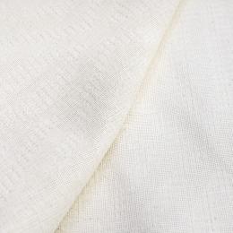 Лён с хлопком декоративный 292 см молочно-сливочный