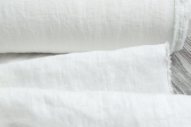 Лён костюмно-плательный белый с эффектом мятости Лён костюмно-плательный белый с эффектом мятости