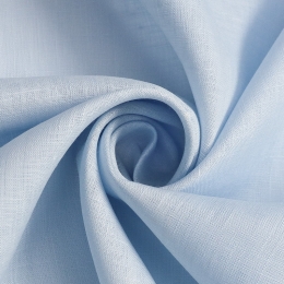 Dress and Blouse-Weight Linen Fabric 125 gsm Sky Blue