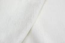 Decorative linen curtain fabric 150cm milk cream