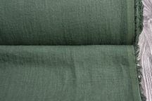 Bottle Green Heavy Washed Linen 260 gsm for Suit & Dress Bottle Green Heavy Washed Linen 260 gsm for Suit & Dress