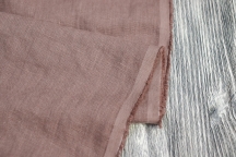 Сappuccino Heavy Washed Linen 260 gsm for Suit & Dress