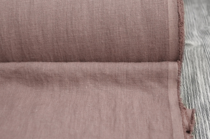 Сappuccino Heavy Washed Linen 260 gsm for Suit & Dress