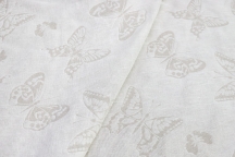 Butterfly Jacquard Linen-Cotton Fabric