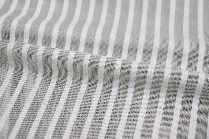 Linen tulle linen with cotton light grey