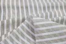Linen tulle linen with cotton light grey