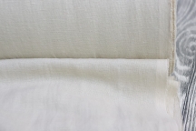 Medium Weight linen with Viscose Stone Washed natural grey